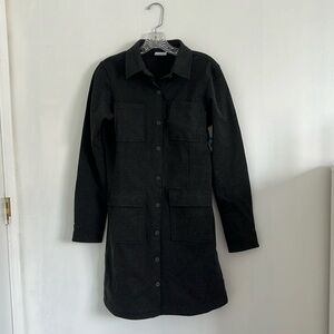 Slate Grey Columbia Butte Hike Ponte Dress with Omniwick